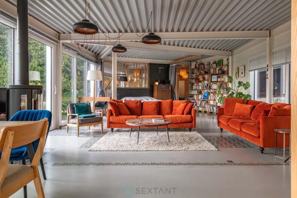 Esprit loft en bord de Seine