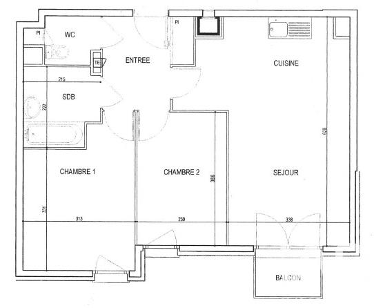Appartement à vendre 3 pièces 56,75 m² Vitry-sur-Seine