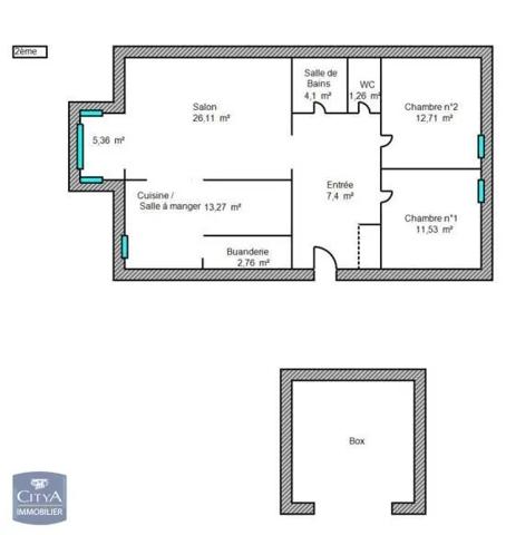Appartement à vendre 4 pièces 86m² Meaux (77100)