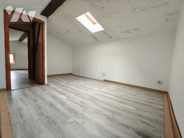 Maison mitoyenne à rénover : beaux volumes, 3 chambres, cave, atelier, parking gratuit