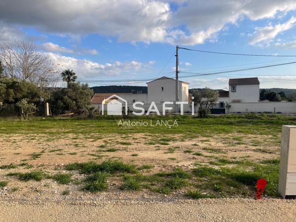 TERRAIN 405m2 À BÂTIR TOTALEMENT VIABILISÉ PROCHE DES COMMODITÈS