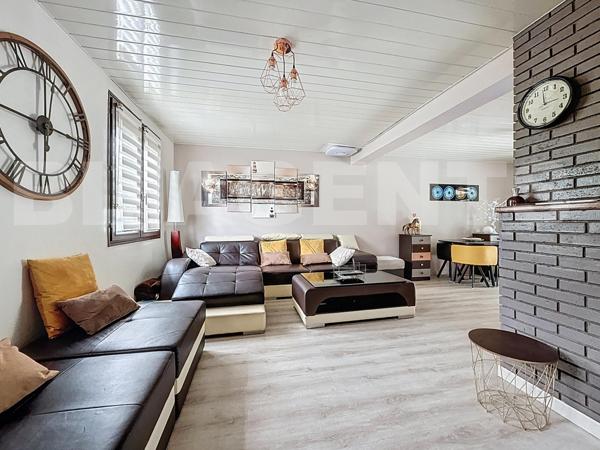 Coubron – Maison 148m2 habitable (180m2 au sol) – 5 Chambres – Véranda – Garage 