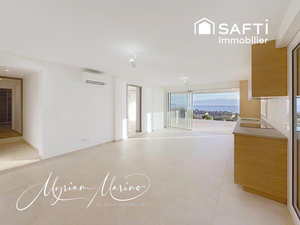 APPARTEMENT D’EXCEPTION EN REZ-DE-VILLA AVEC TERRASSE ET VUE MER - LES ISSAMBRES (83380)