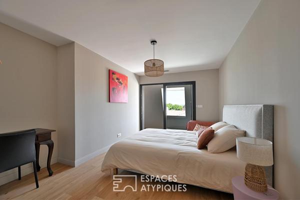Duplex en dernier étage avec terrasses, vue, ascenseur et garage