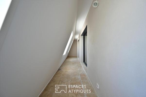 Duplex en dernier étage avec terrasses, vue, ascenseur et garage