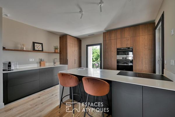 Duplex en dernier étage avec terrasses, vue, ascenseur et garage