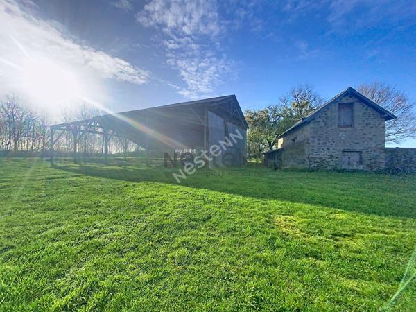 Propriété de charme avec practice de golf, gîtes et 7 hectares de nature à St Fort (Mayenne).