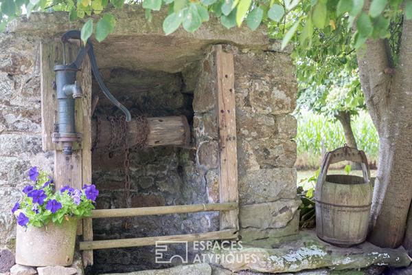 Charmante longère, son atelier d’artiste et sa dépendance en pierre