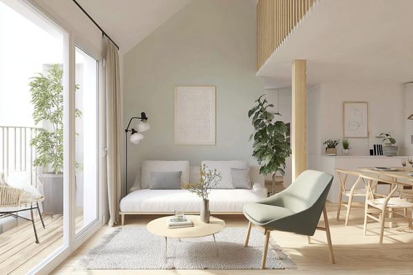 Paris 19e – 2 pièces avec terrasse – Quartier recherché