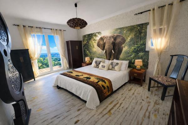 Hyères (83400) HYERES - MAGNIFIQUE MAISON EN POSITION DOMINANTE - VUE PANORAMIQUE - PISCINE AVEC CASCADE