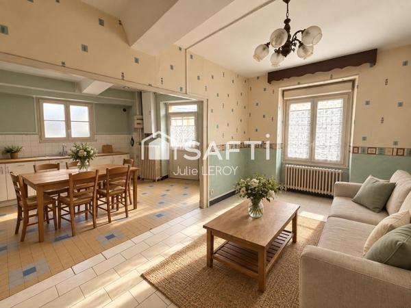À VENDRE – MAISON DE BOURG 131 m² – LOUE (72540)