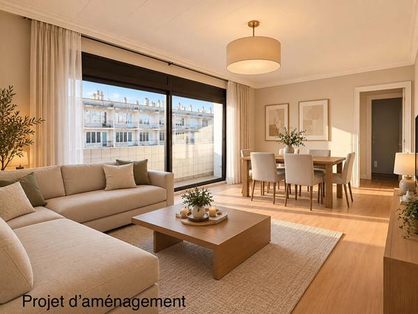 BOULOGNE SUR MER A VENDRE APPARTEMENT 2 CHAMBRES BALCON