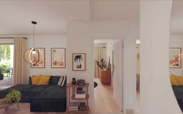 Appartement à vendre    3 pièces • 64,33 m2 Lit-et-Mixe