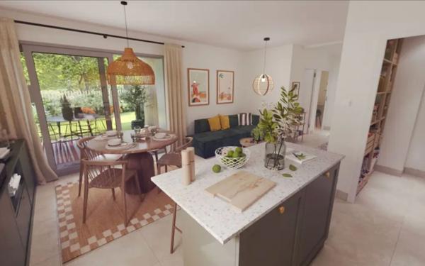 Appartement à vendre    3 pièces • 64,33 m2 Lit-et-Mixe