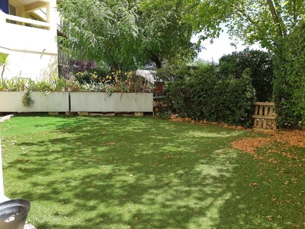 Appartement + jardin + garage