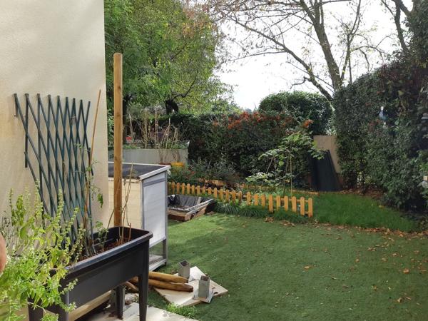 Appartement + jardin + garage