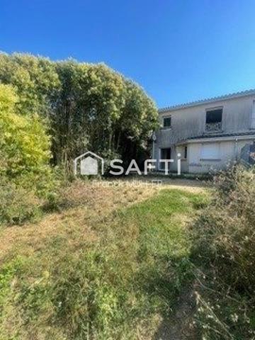Maison T4 joli potentiel avec jardin, travaux de rénovation à prévoir