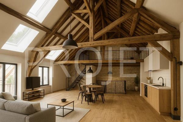 Combles aménageables - 210 m² - St GENIX LES VILLAGES