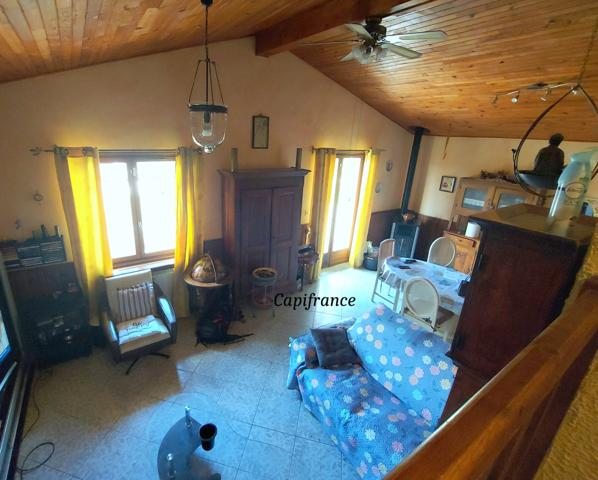 Maison familiale avec grand terrain, piscine – Saint-Martin-la-Plaine