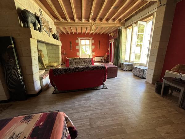 Gennes (49350) REF 88686 PROCHE SAUMUR , Magnifique domaine de chasse de 130 hectares , avec gîte , salle de réception rela