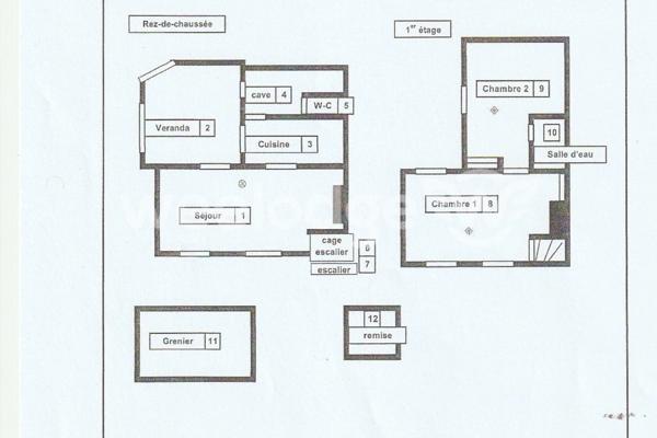 Maison à vendre 3 pièces de 80 m² à Orbec