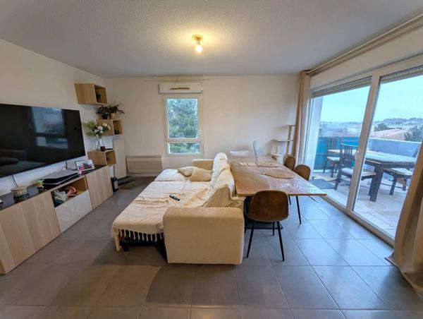 Appartement 48m² à Grabels - Balcon - Parking - Vendu loué
