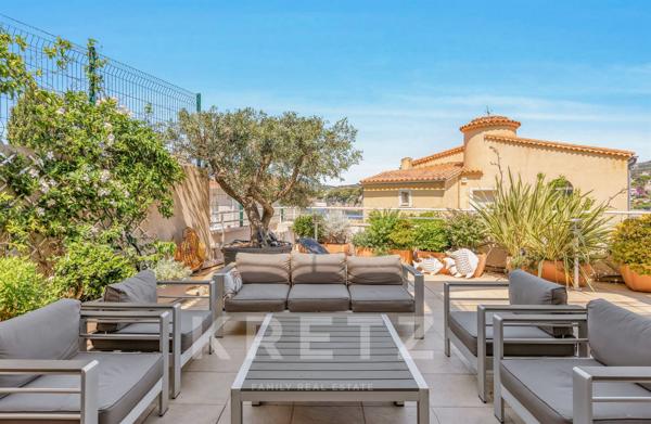 Bel appartement de 129 m2 avec terrasse de 105 m² à proximité de la plage de Renecros