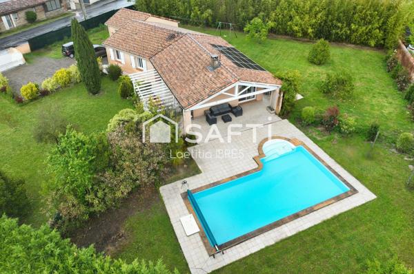 Maison d’exception avec piscine et jardin paysager