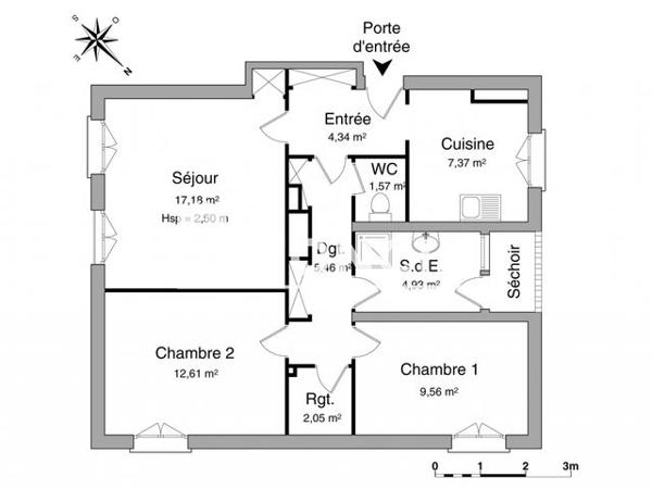 Location Appartement 3 pièces 65.07 m² - 8 RUE FRANCIS GARNIER Brest 29200