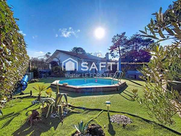 MAISON FAMILIALE DE 4 CHAMBRES AVEC SOUS SOL D'ENVIRON 190 m² , GARAGE, PISCINE, CAVE.