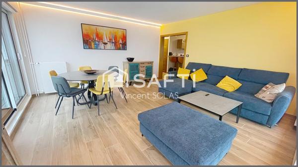 Appartement de 73m² - Haut de Gamme - Meublé - Vue Exsceptionnelle - Parking + Cave - Résidence Parfaite !