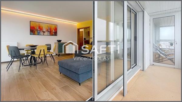 Appartement de 73m² - Haut de Gamme - Meublé - Vue Exsceptionnelle - Parking + Cave - Résidence Parfaite !