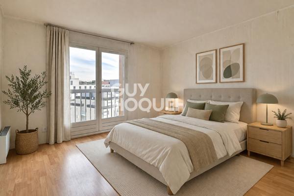 (Visite virtuelle) AUX PORTES DE MONTCHAT - A vendre, appartement de type T3 de 73 m²  avec balcons, garage et cave, Villeurbanne (69100)