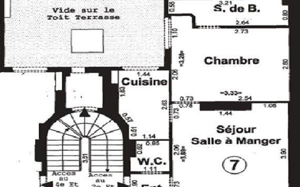 Appartement à vendre    2 pièces • 29,10 m2 Paris 17