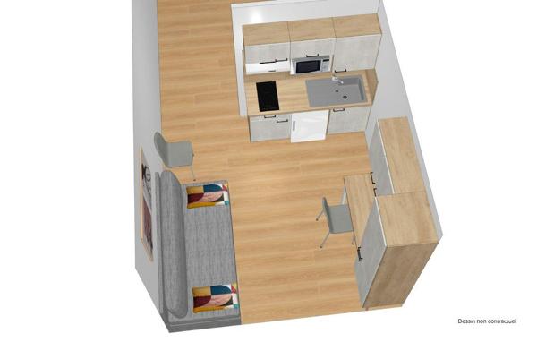 Studio à vendre 18 m² Agen