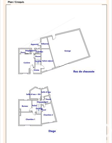 Maison à vendre 4 pièces 90 m² Bersac-sur-Rivalier