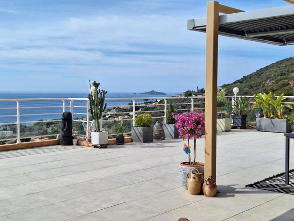 SANGUINAIRES T4 avec 110m² de terrasse vue mer imprenable Ajaccio (20000)