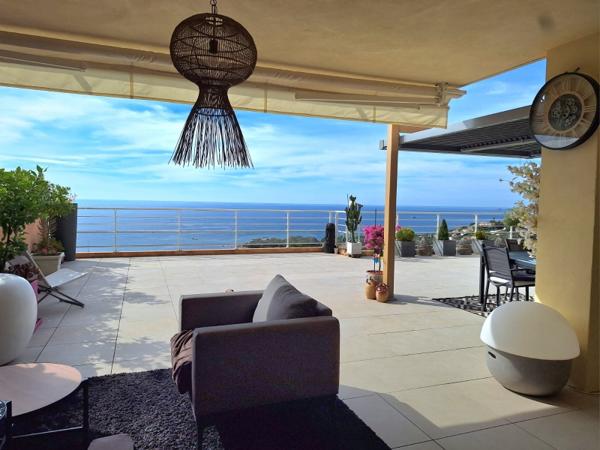 SANGUINAIRES T4 avec 110m² de terrasse vue mer imprenable Ajaccio (20000)