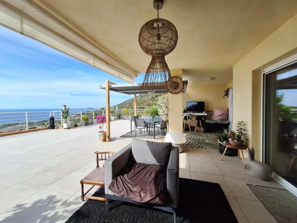 SANGUINAIRES T4 avec 110m² de terrasse vue mer imprenable Ajaccio (20000)