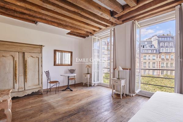 A vendre - appartement avec vue - 24 m² - 75001 - Paris - Place Dauphine
