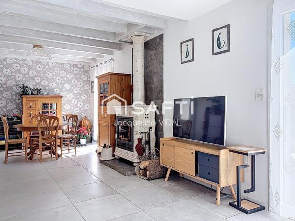 Maison familiale 5 pièces avec garage sur une parcelle de 366 m².