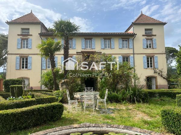 Demeure de prestige avec parc et piscine, à 35 min de Toulouse