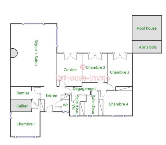 Maison à vendre 5 pièces de 132 m²