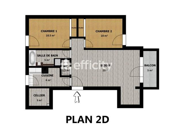 Appartement 3 pièces - 64 m² Exclusivité