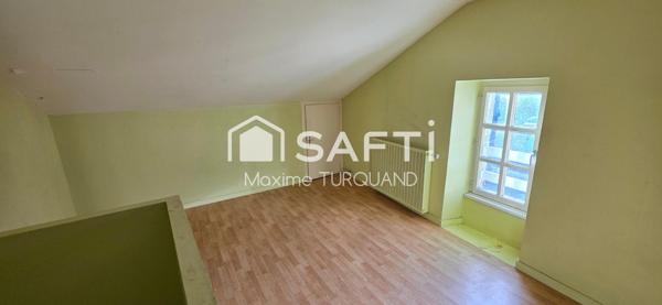 Maison 57m², 2 chambres, à rénover.