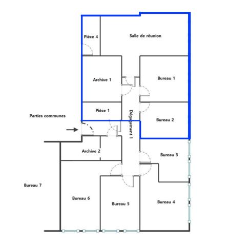 Bureau
         6 pièces
        - 68 m² Exclusivité 169 000 € *