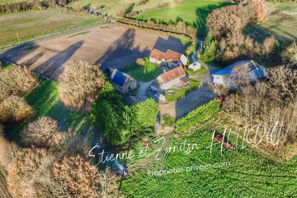 Domaine agricole avec maison d'habitation et dépendances