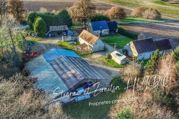 Domaine agricole avec maison d'habitation et dépendances