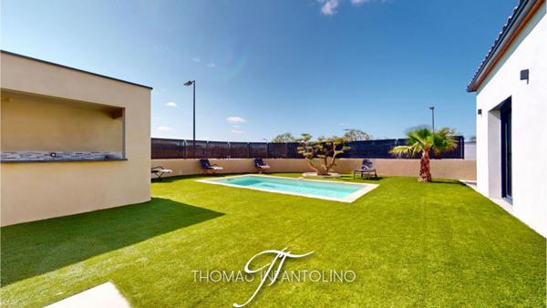 EN EXCLUSIVITE - PLAIN PIED - 3 CHAMBRES - 1 SUITE PARENTALE - SALLE DE BAIN - SALLE D'EAU - PISCINE - POOL HOUSE