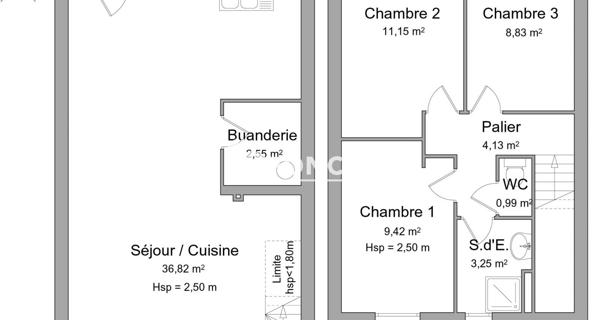 Location Maison 4 pièces 77.14 m² - Bagnols-sur-cèze 30200
